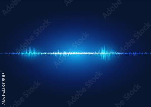 line soundwave abstract background
