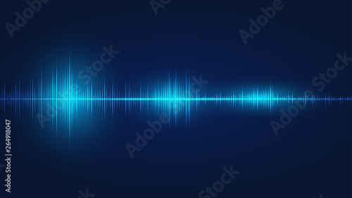 line soundwave abstract background