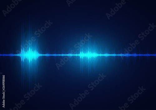 line soundwave abstract background