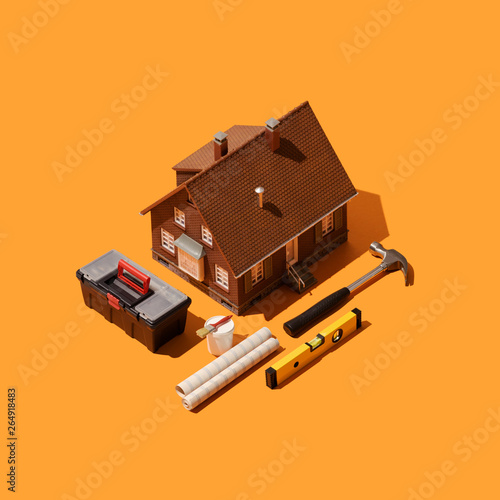 Bild auf Leinwand Home renovation and improvement