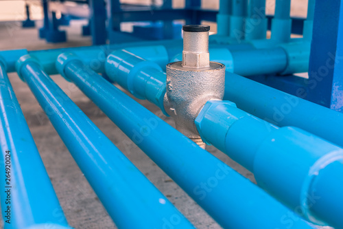 Water pressure reducing valve,valve is used to adjustment pressure in the pipe. photo