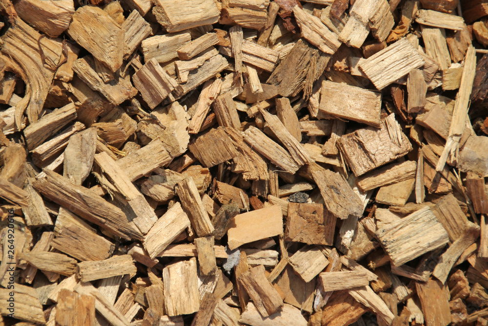 Wood chips background. Wood chips background.