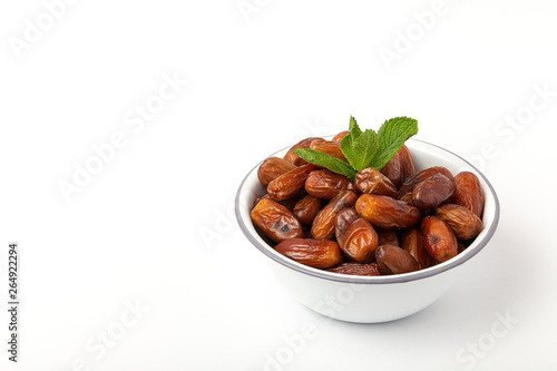 Dates fruits,with mint for Ramadan