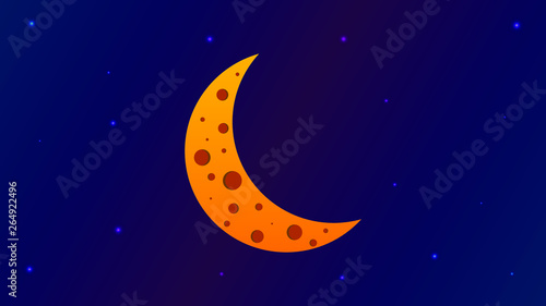moon and stars
