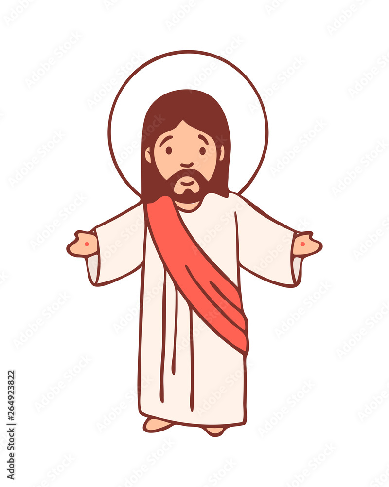 Jesus cartoon