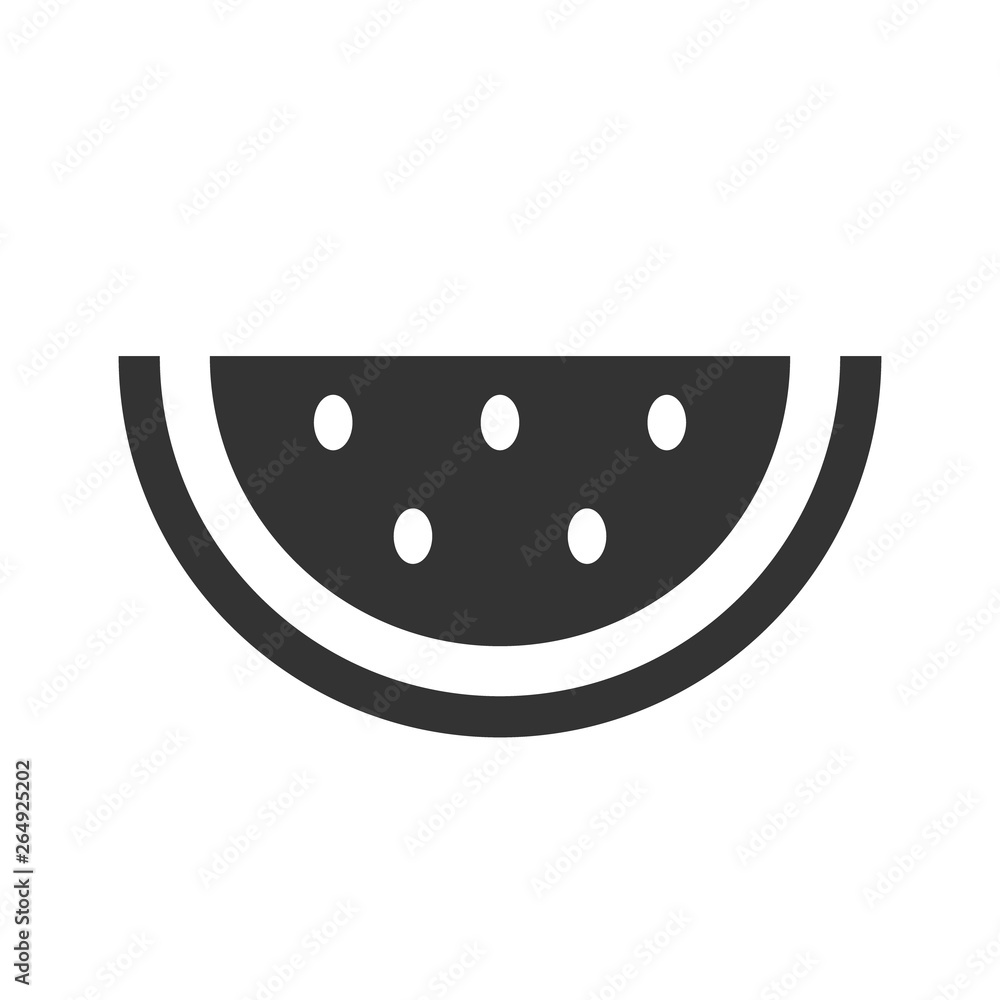 watermelon sliced fresh fruit vector icon isolated on white background. summer food concept. watermelon fruit flat icon for web and ui design watermelon sliced fresh fruit vector icon isolated on white background. summer food concept. watermelon fruit flat icon for web and ui design