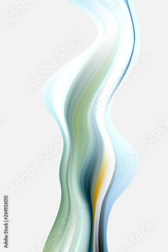 Colorful flow poster. Wave Liquid shape color background. Art design for your design project. Vector illustration EPS10