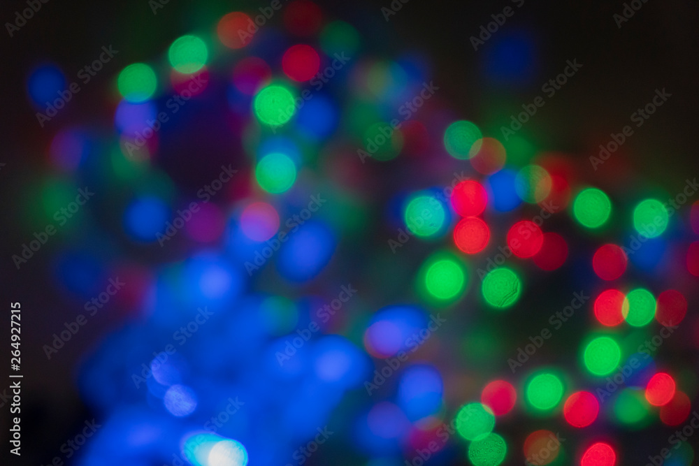 Bokeh lights on the background