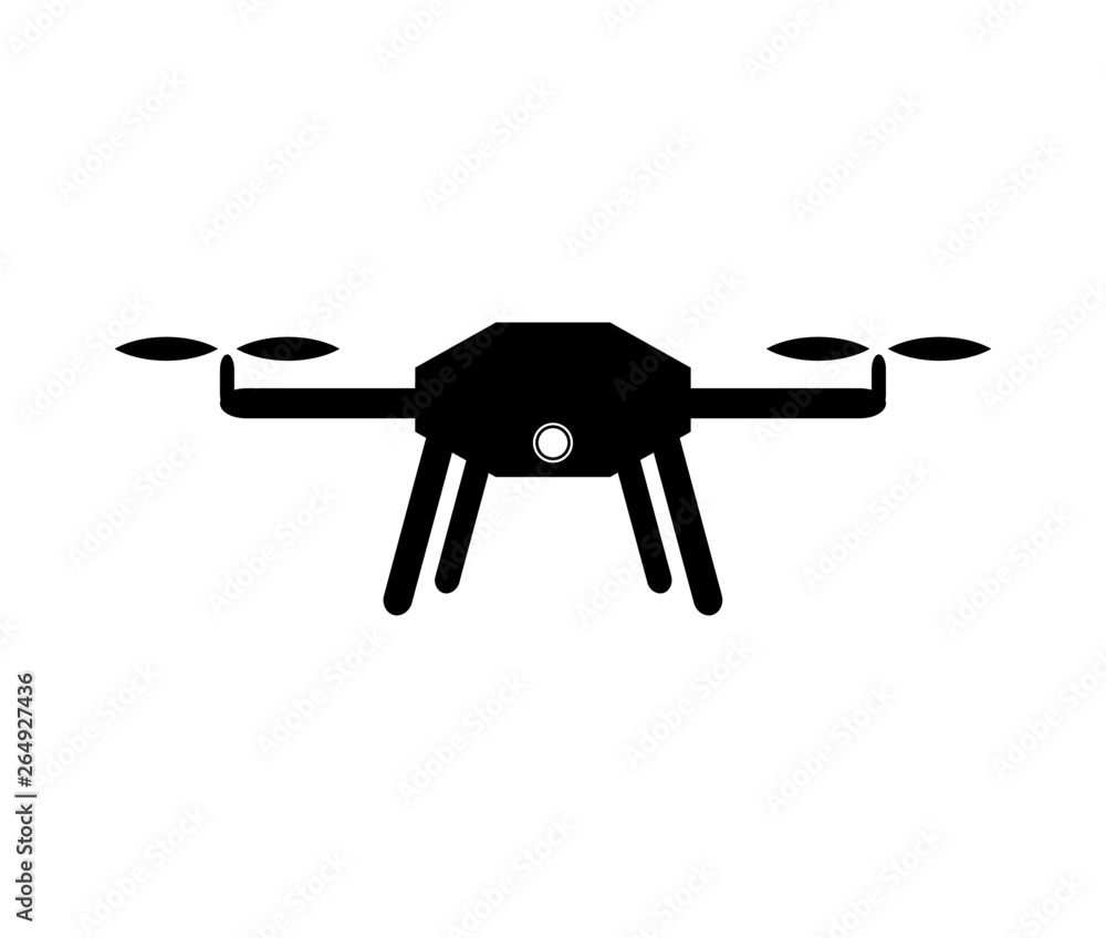 Drone aerial icon. action camera. logo. Vector illustration Drone aerial icon. action camera. logo. Vector illustration