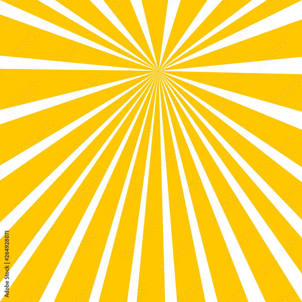 Obraz premium Sun beam ray sunburst pattern background