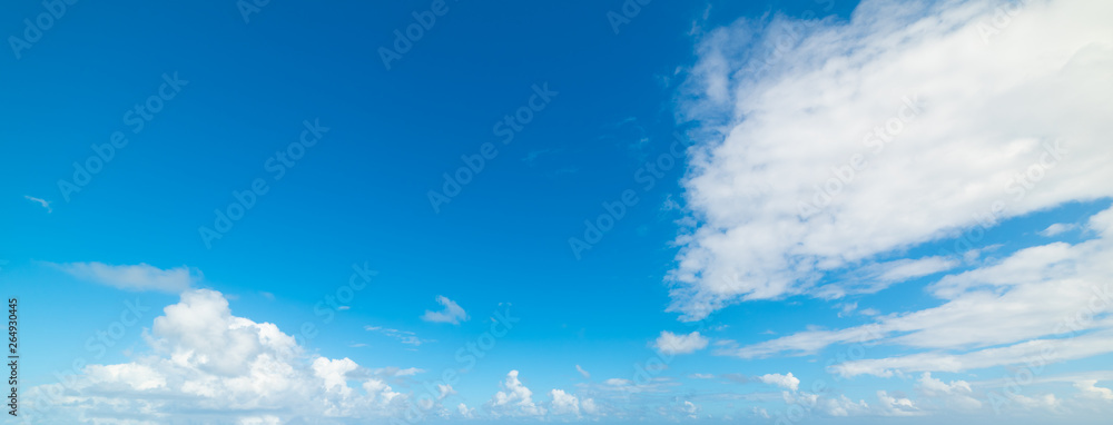 blue sky with white, soft clouds in Florida blue sky with white, soft clouds in Florida