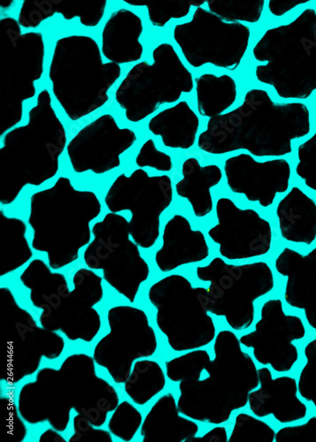 Abstract bright background. Black spots  blots.