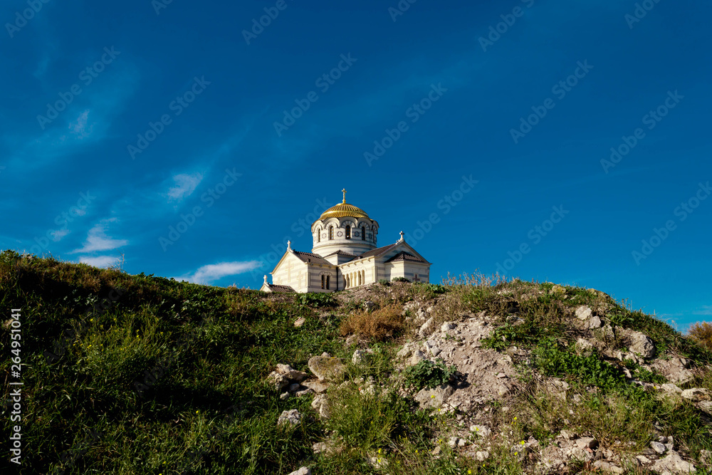St. Vladimir's Cathedral in Chersonesus Tavrichesky, Crimea, Sevastopol.