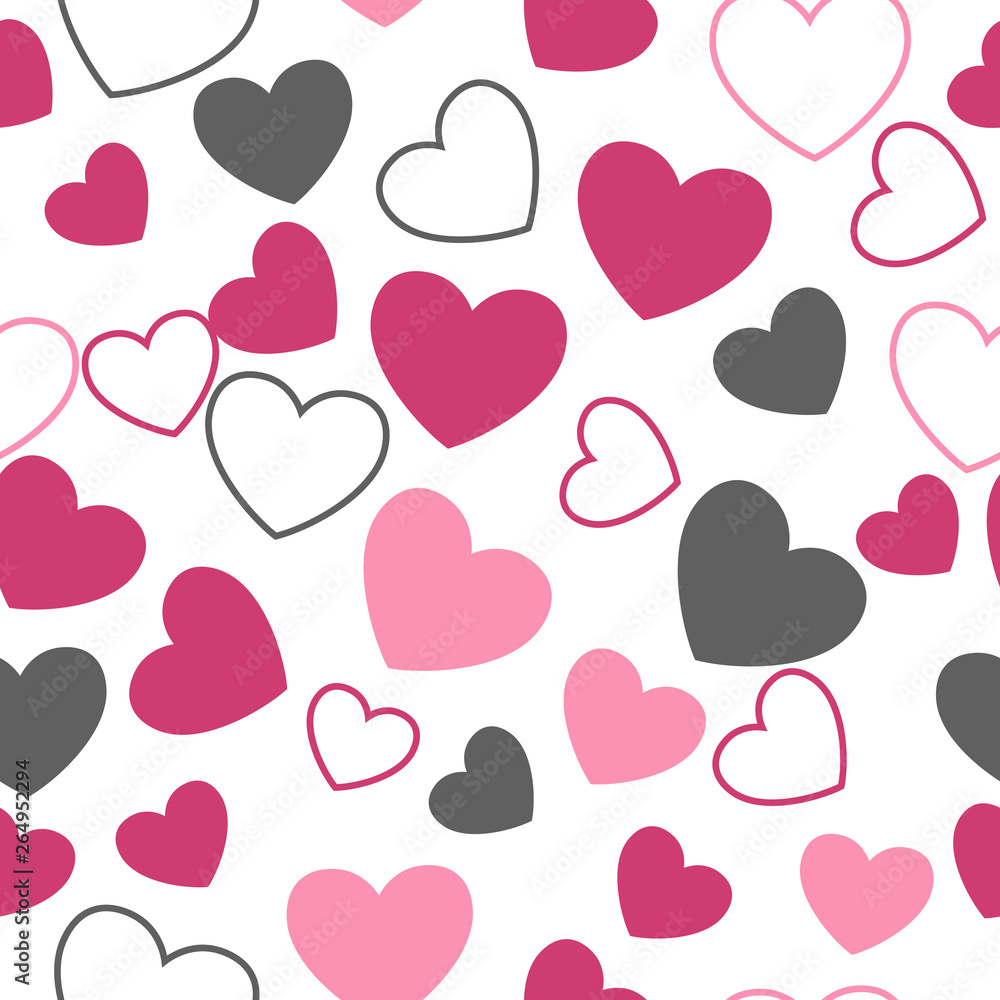 Valentine's day seamless pattern,