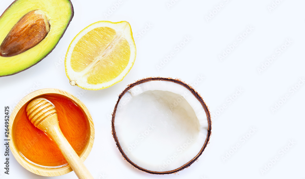 Natural ingredients for homemade skin care. Natural ingredients for homemade skin care.