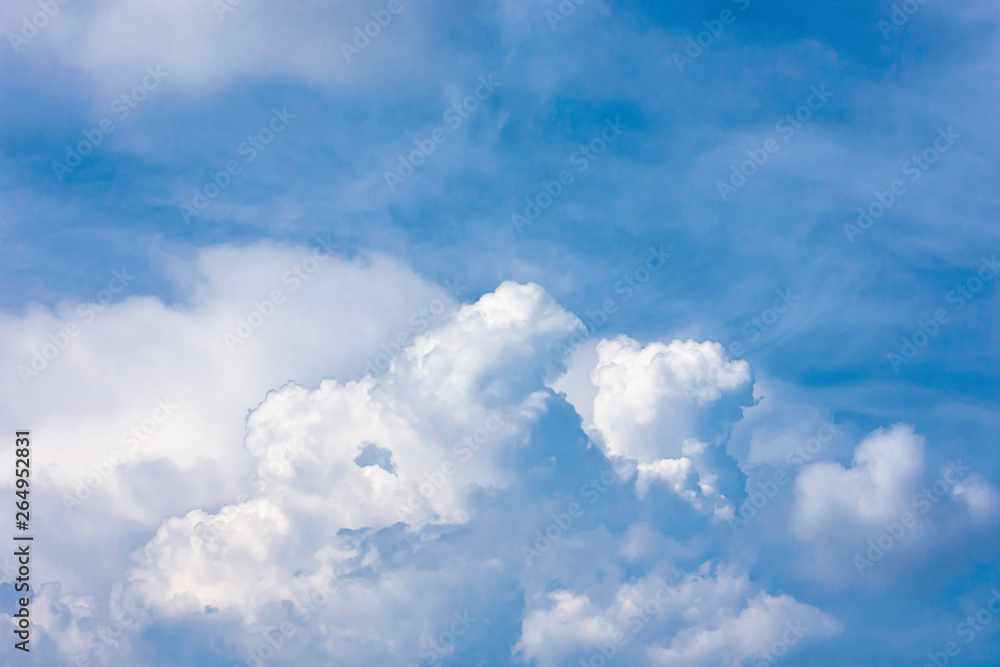 The beauty of the sky with clouds and the sun. The beauty of the sky with clouds and the sun.