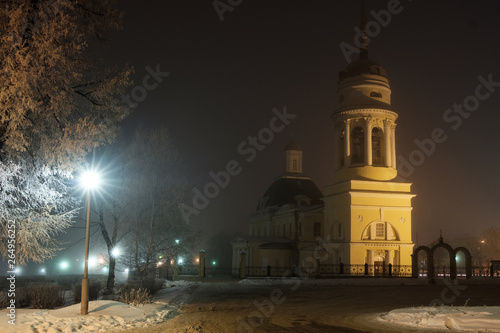 night Cathedral square of the city of Kamensk-Uralsky, Sverdlovsk oblast Church