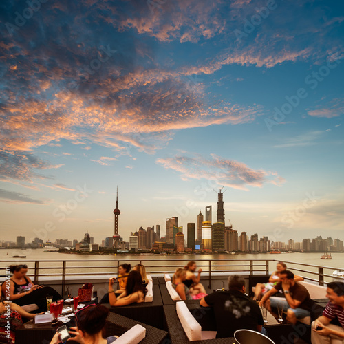 Canvas Print shanghai china