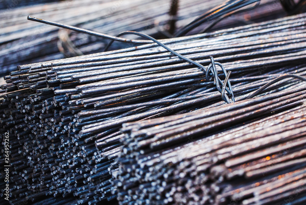 building armature are located in the warehouse of metallurgical products. Element of the constructional structure. building armature are located in the warehouse of metallurgical products. Element of the constructional structure.