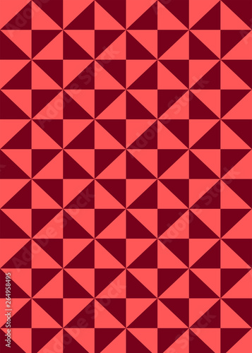 geometry red pink colors polygons abstract background