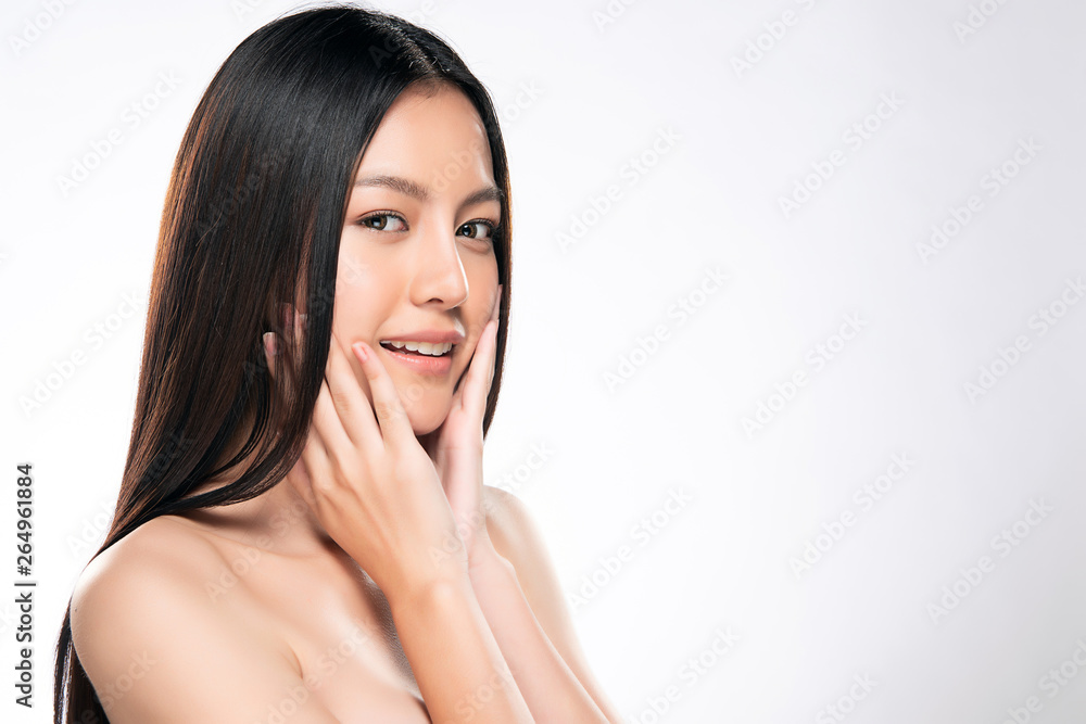 Beautiful Young asian Woman with Clean Fresh Skin Beautiful Young asian Woman with Clean Fresh Skin