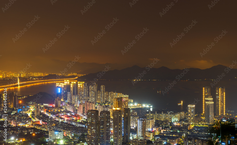 Fototapeta premium Modern urban architecture scenery in Shenzhen, China