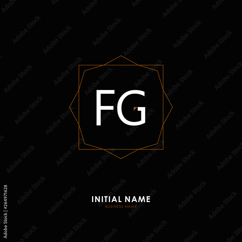 F G FG Initial logo letter with minimalist concept. Vector with scandinavian style logo. F G FG Initial logo letter with minimalist concept. Vector with scandinavian style logo.