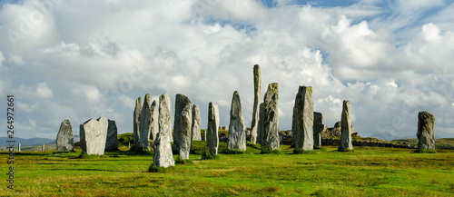 Site celte panorama menhirs rochers