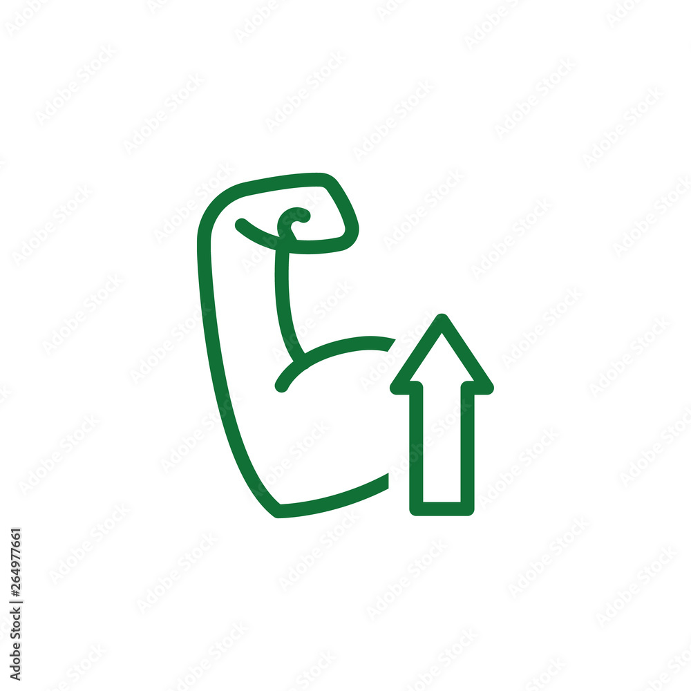 Vitamin, strong green icon. Element of vitamin icon. Thin line icon for website design and development, app development. Premium icon Vitamin, strong green icon. Element of vitamin icon. Thin line icon for website design and development, app development. Premium icon
