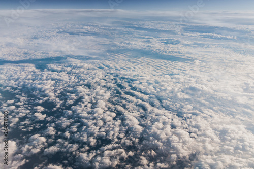 фотографія Mid - level clouds include altocumulus and altostratus