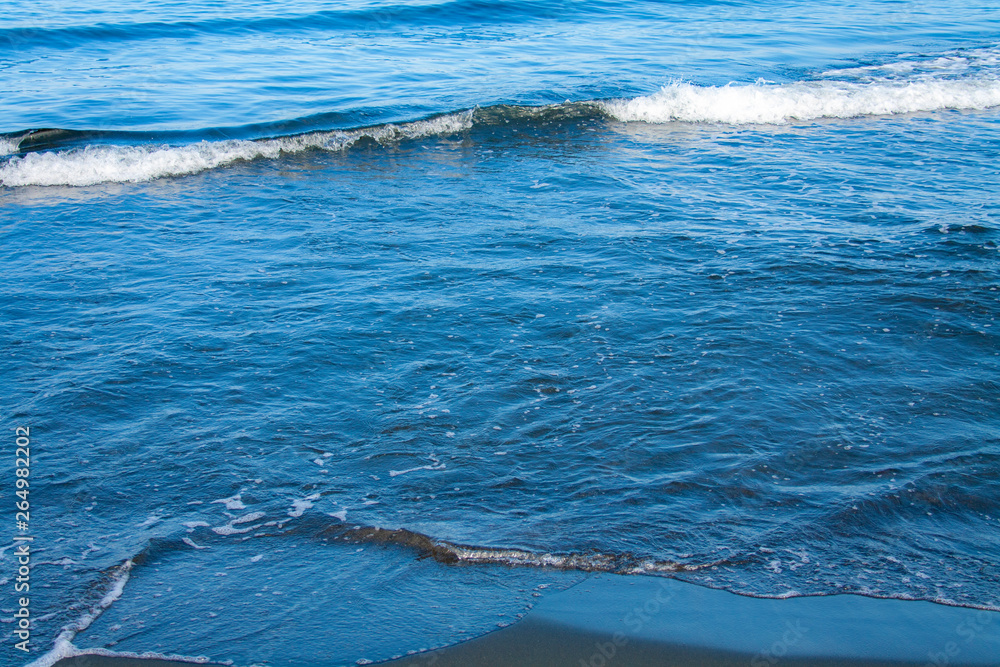 Fantastic soft wave layers on sand at the sea. Fantastic soft wave layers on sand at the sea.