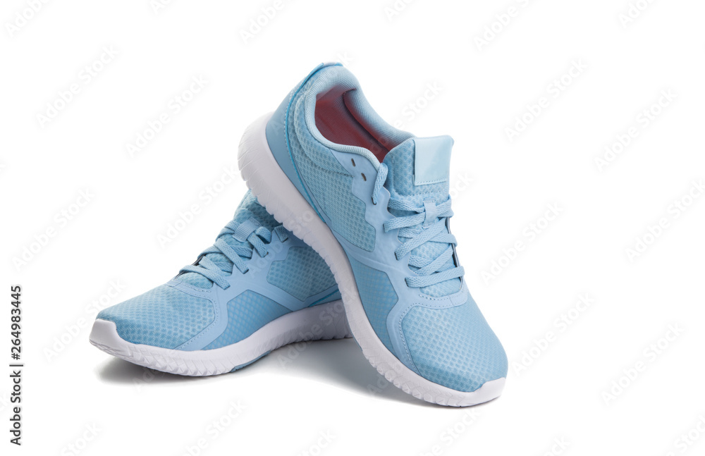 blue sneakers isolated Stock Photo | Adobe Stock