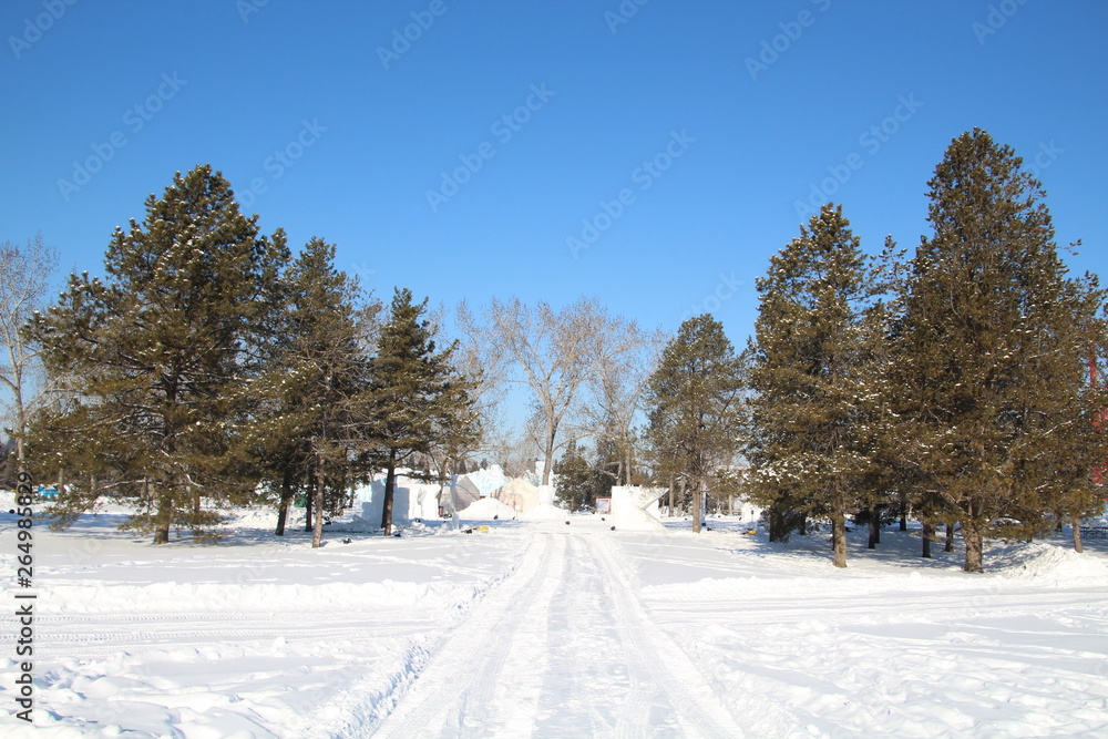 Path In William Hawrelak Park, Edmonton, Alberta