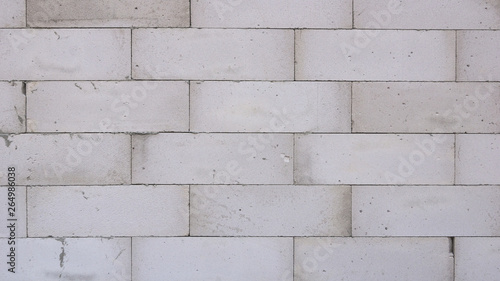 Big concrete construction block isolated on white background