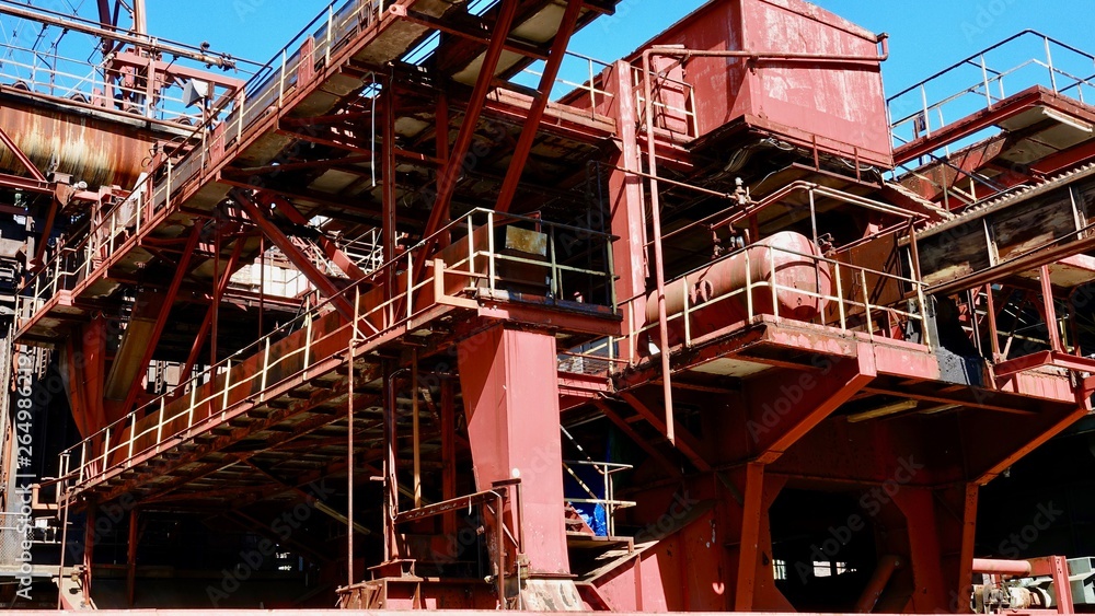 Alte Zeche, stillgelegte Industrie, ungenutzt Alte Zeche, stillgelegte Industrie, ungenutzt