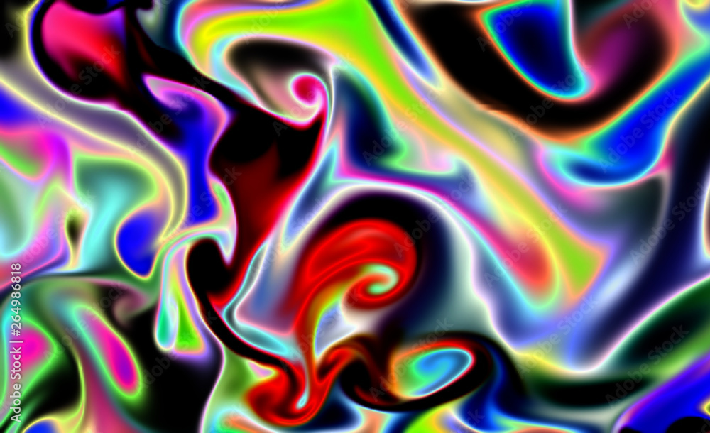 Naklejka premium Magic space texture, pattern, looks like colorful smoke