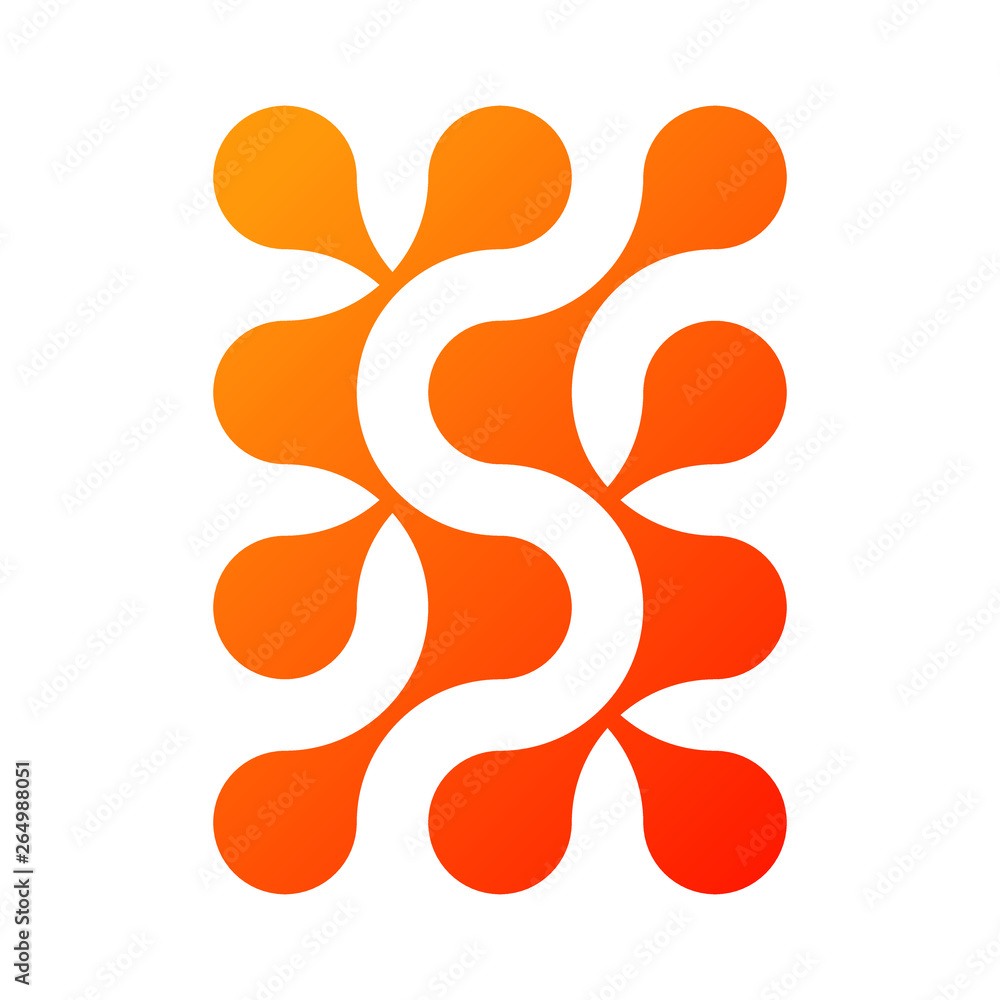 Obraz premium logo design abstract technology