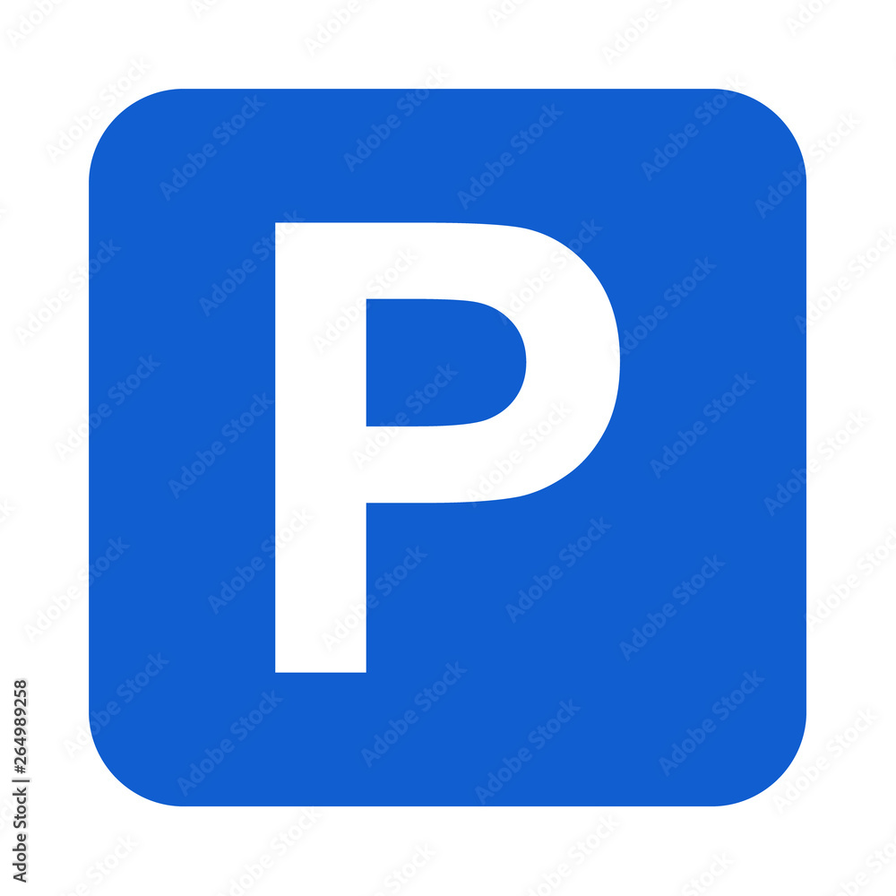 Parking icon graphic design isolated on white background. Vector illustration Parking icon graphic design isolated on white background. Vector illustration