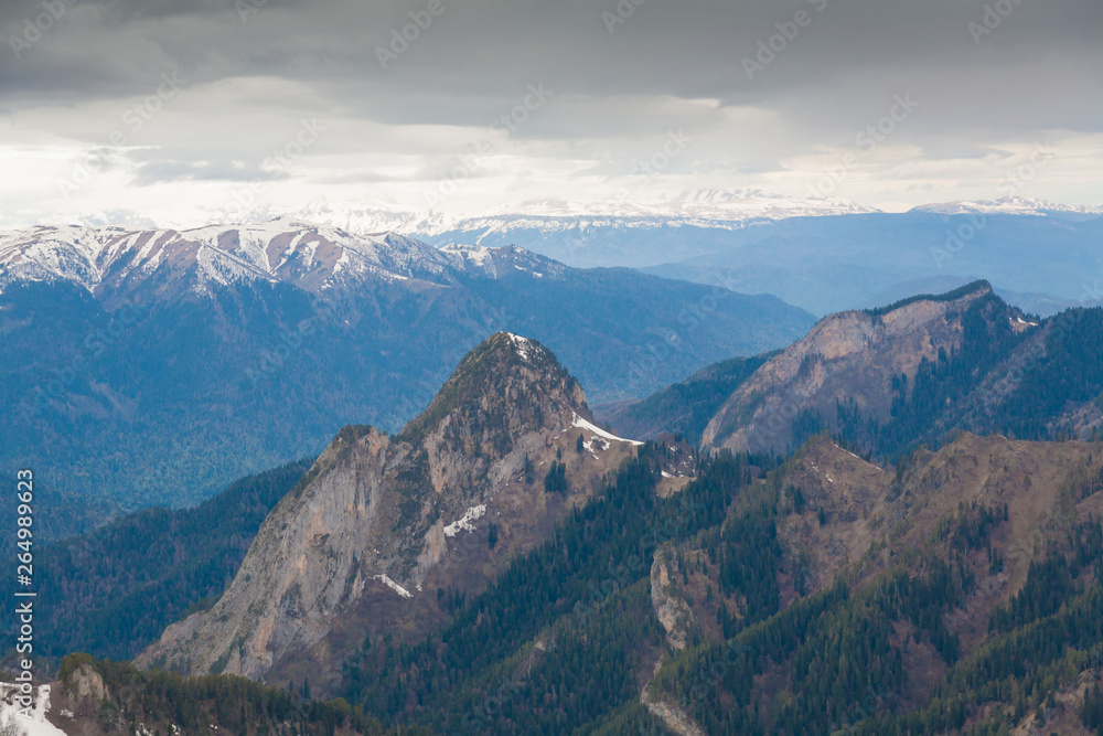 Fototapeta premium Mountain day autumn