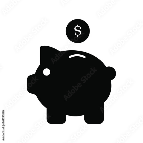 piggy bank isolated on white background
