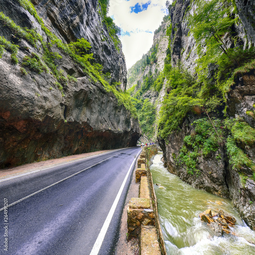 Amazing summer view of Bicaz Canyon/Cheile Bicazului photo