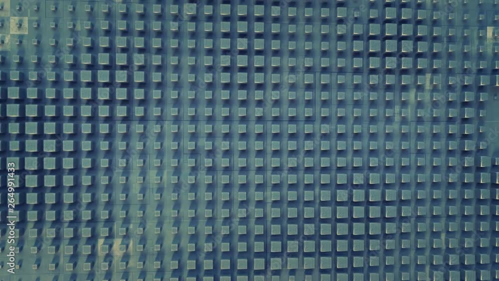 Wall of metallic blocks. Abstract futuristic industry concept. Seamless loop 3D render animation 4k UHD 3840x2160 Wall of metallic blocks. Abstract futuristic industry concept. Seamless loop 3D render animation 4k UHD 3840x2160