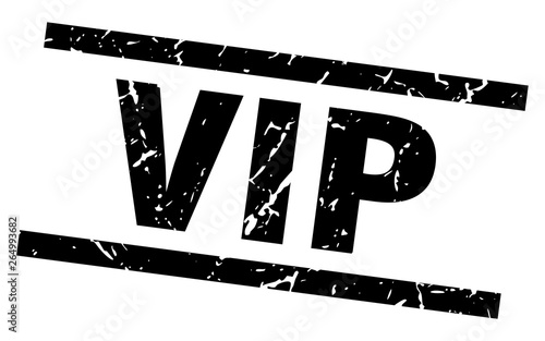 square grunge black vip stamp