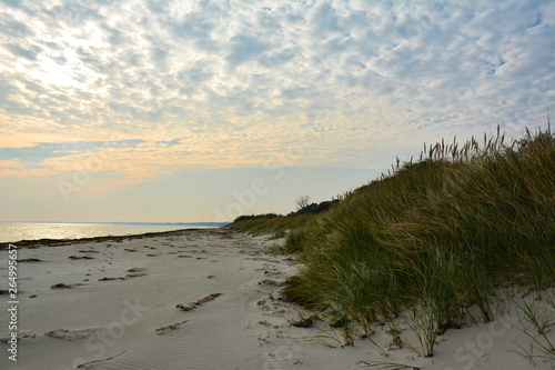 Fototapeta Naklejka Na Ścianę i Meble -  sunset on beach of baltic see