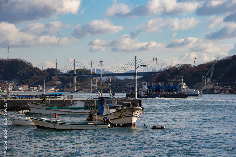Fototapeta premium 尾道 海 昼