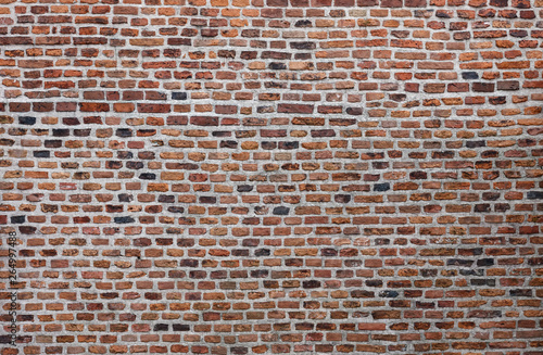 Old broun brick background for desing