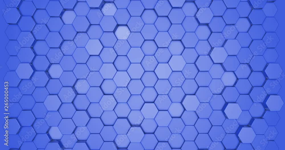 Abstract 3d background animation in the form of pentagon shapes in trendy retro colors. The movement of the figures up and down top view. Abstract 3d background animation in the form of pentagon shapes in trendy retro colors. The movement of the figures up and down top view.