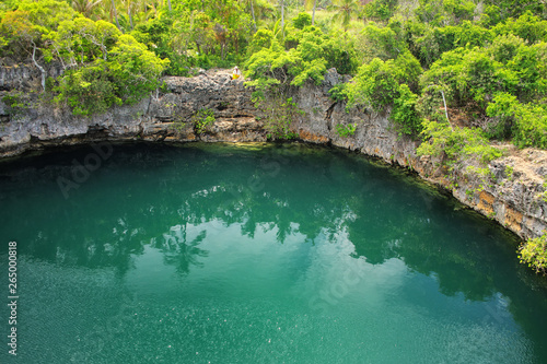 Turtles Hole in the north of Ouvea Island  Loyalty Islands  New Caledonia.