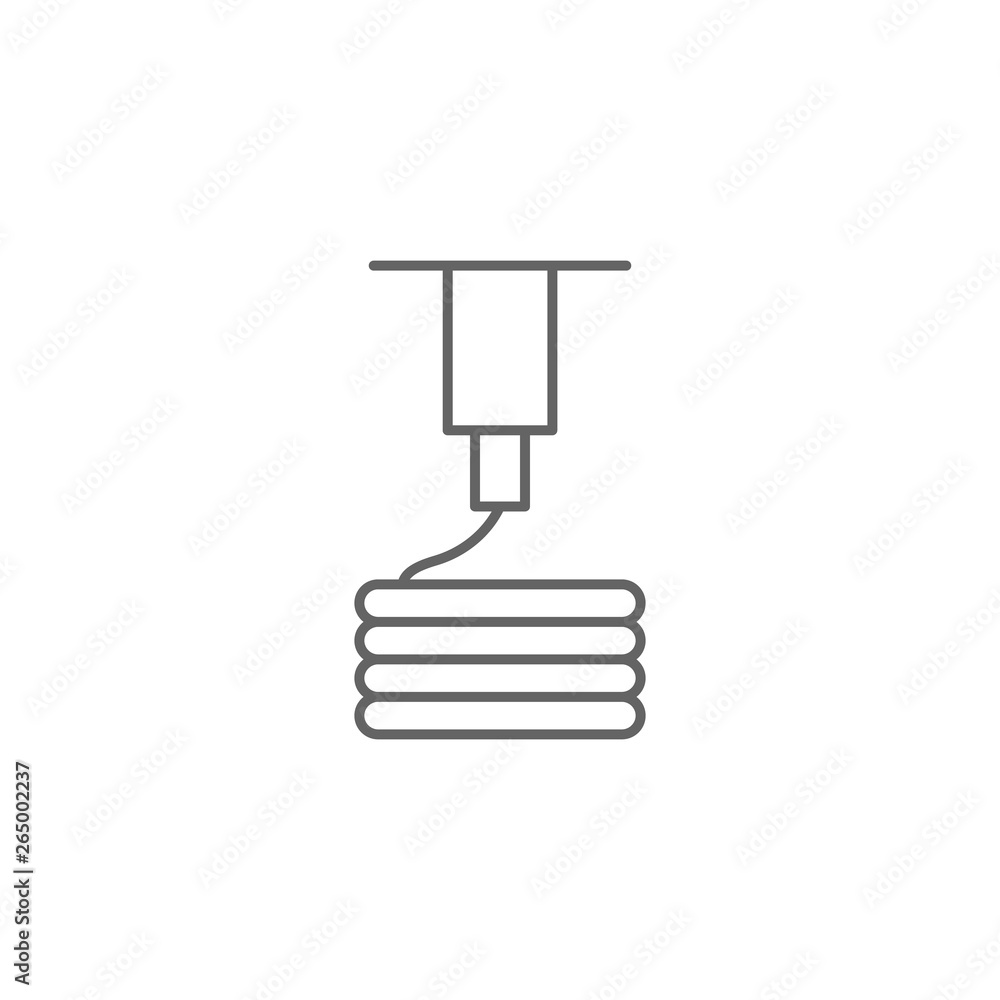 Fused, 3d printing icon. Element of 3d printing icon. Thin line icon for website design and development, app development. Premium icon Fused, 3d printing icon. Element of 3d printing icon. Thin line icon for website design and development, app development. Premium icon
