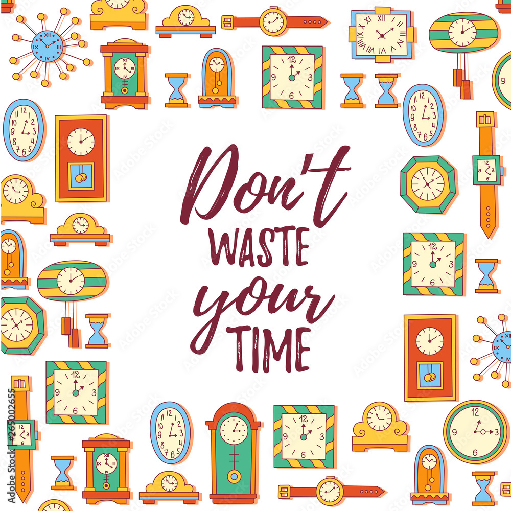 Interior clock watch icons Interior clock watch icons